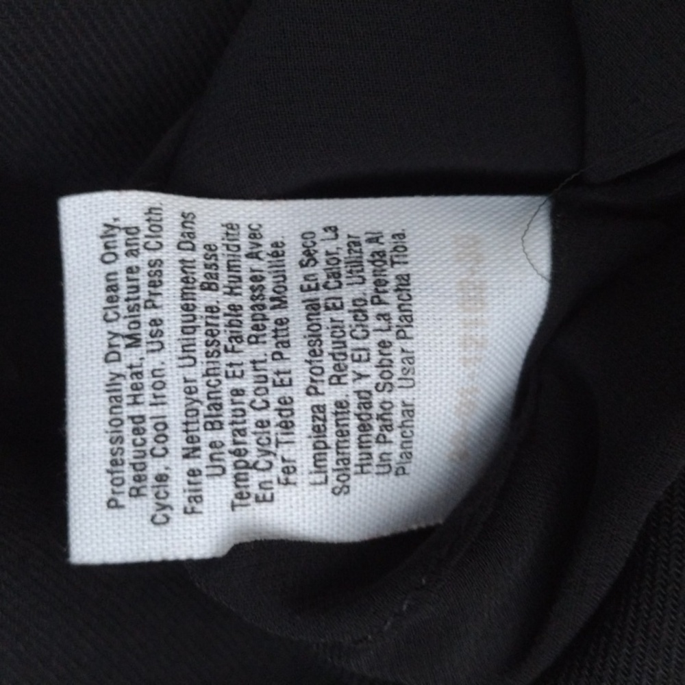 DKNY Black Wool Midi Sheath Dress 12 - Picture 8 of 8
